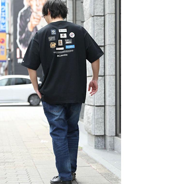 Columbia コロンビア Ｔシャツ スタックブルックグラフィック Tシャツ 半袖Tシャツ プリント バックロゴ 登山 ハイキング キャンプ フェス 夏  PG7093 | Columbia | 03