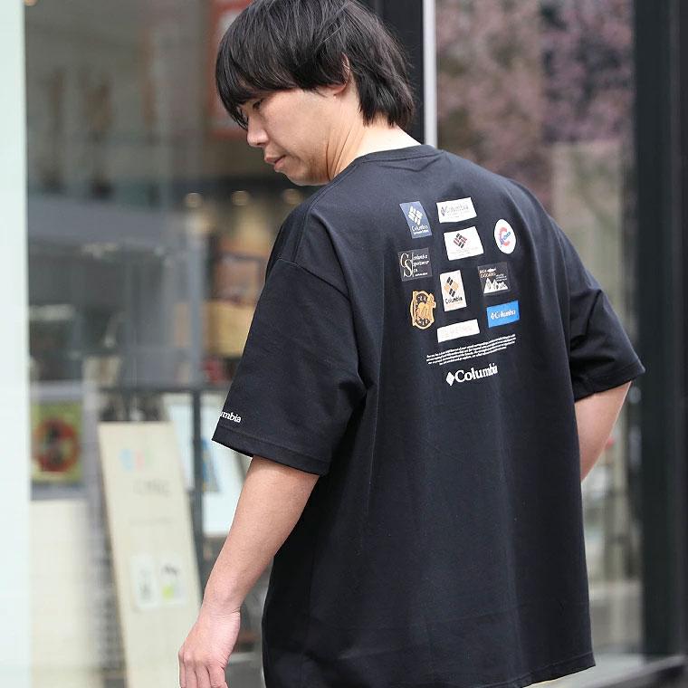 Columbia コロンビア Ｔシャツ スタックブルックグラフィック Tシャツ 半袖Tシャツ プリント バックロゴ 登山 ハイキング キャンプ フェス 夏  PG7093 | Columbia | 04