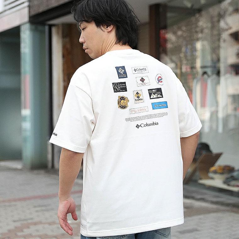 Columbia コロンビア Ｔシャツ スタックブルックグラフィック Tシャツ 半袖Tシャツ プリント バックロゴ 登山 ハイキング キャンプ フェス 夏  PG7093 | Columbia | 07