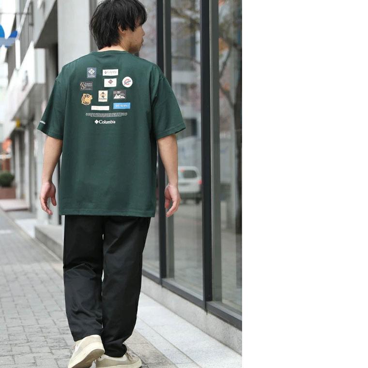 Columbia コロンビア Ｔシャツ スタックブルックグラフィック Tシャツ 半袖Tシャツ プリント バックロゴ 登山 ハイキング キャンプ フェス 夏  PG7093 | Columbia | 09