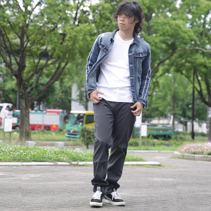 【ポイント10倍】暖パン デニム チノパン メンズ  スキニー パンツ チノパン メンズ 防風 ボンディング パンツ ストレッチ チノパン スリムパンツ 細身 黒 |  | 11