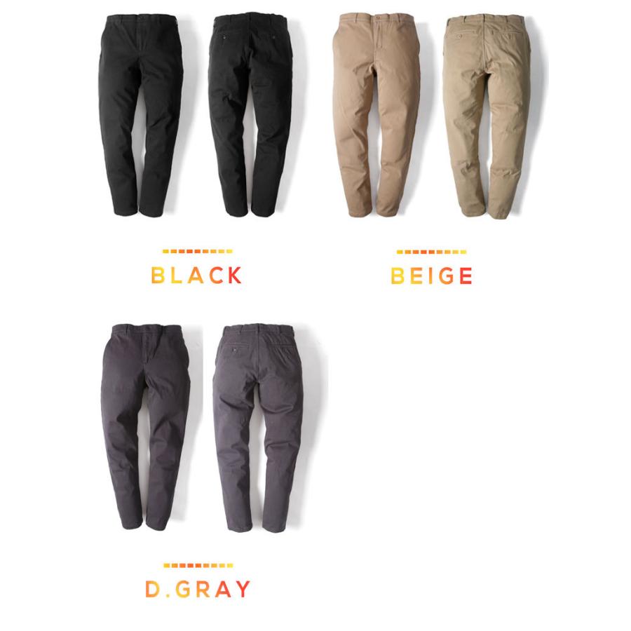 【ポイント10倍】暖パン デニム チノパン メンズ  スキニー パンツ チノパン メンズ 防風 ボンディング パンツ ストレッチ チノパン スリムパンツ 細身 黒 |  | 16