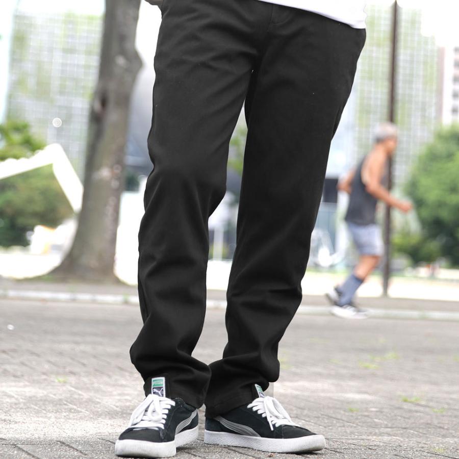 【ポイント10倍】暖パン デニム チノパン メンズ  スキニー パンツ チノパン メンズ 防風 ボンディング パンツ ストレッチ チノパン スリムパンツ 細身 黒 |  | 06