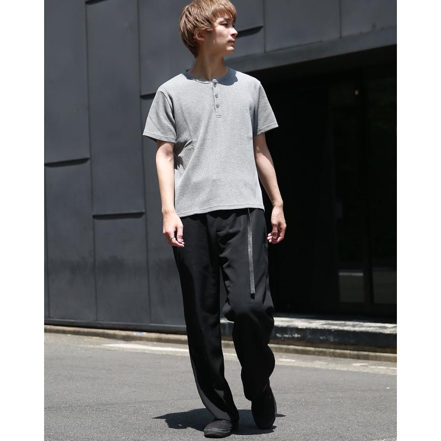 サーマル ヘンリーネック tシャツ メンズ トップス インナー お洒落 カットソー 春服 夏服 ミリタリー ベーシック テレコ 無地 |  | 07