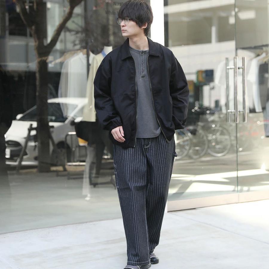 ペインターストライプパンツ ワイドパンツ メンズ ワークパンツ