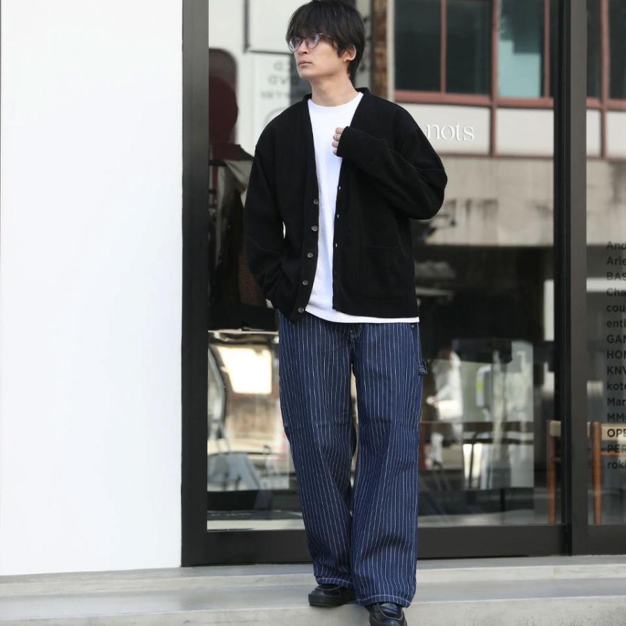 ペインターストライプパンツ ワイドパンツ メンズ ワークパンツ
