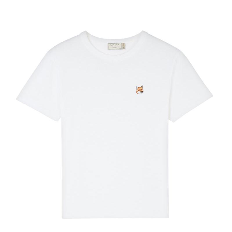 MAISON KITSUNE メゾン キツネ FOX HEAD PATCH CLASSIC TEE-SHIRT フォックスヘッド パッチ クラシック Ｔシャツ  ワンポイント キツネ シンプル｜laxny-yh｜02