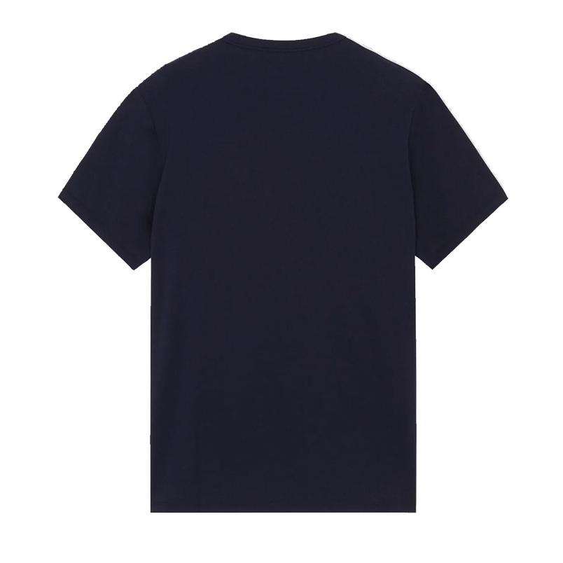 MAISON KITSUNE メゾン キツネ GREY FOX HEAD PATCH CLASSIC TEE-SHIRT GM00118KJ0008 グレー Tシャツ  ワンポイント キツネ ギフト プレゼント 母の日｜laxny-yh｜07