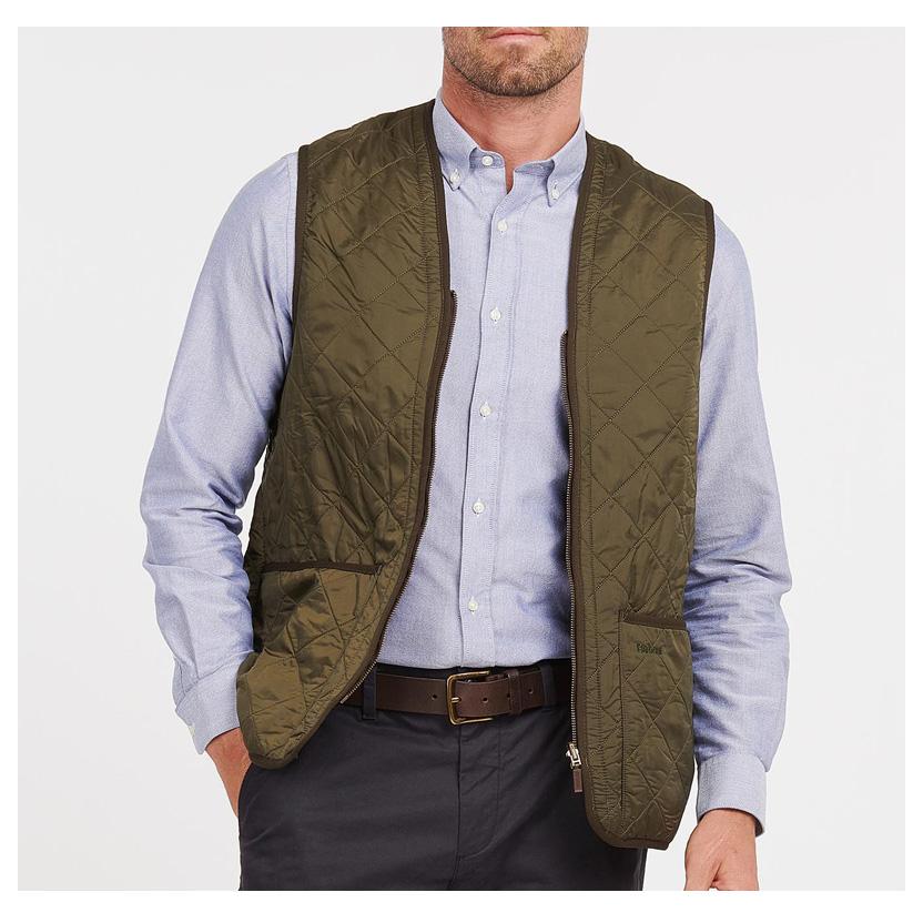 BARBOUR バブアー MLI0002OL91 POLARQUILT WAISTCOAT/ZIP IN LINER バーブァー ベスト ライナー ジップアップ 定番 ナイロン ギフト 母の日｜laxny-yh｜04