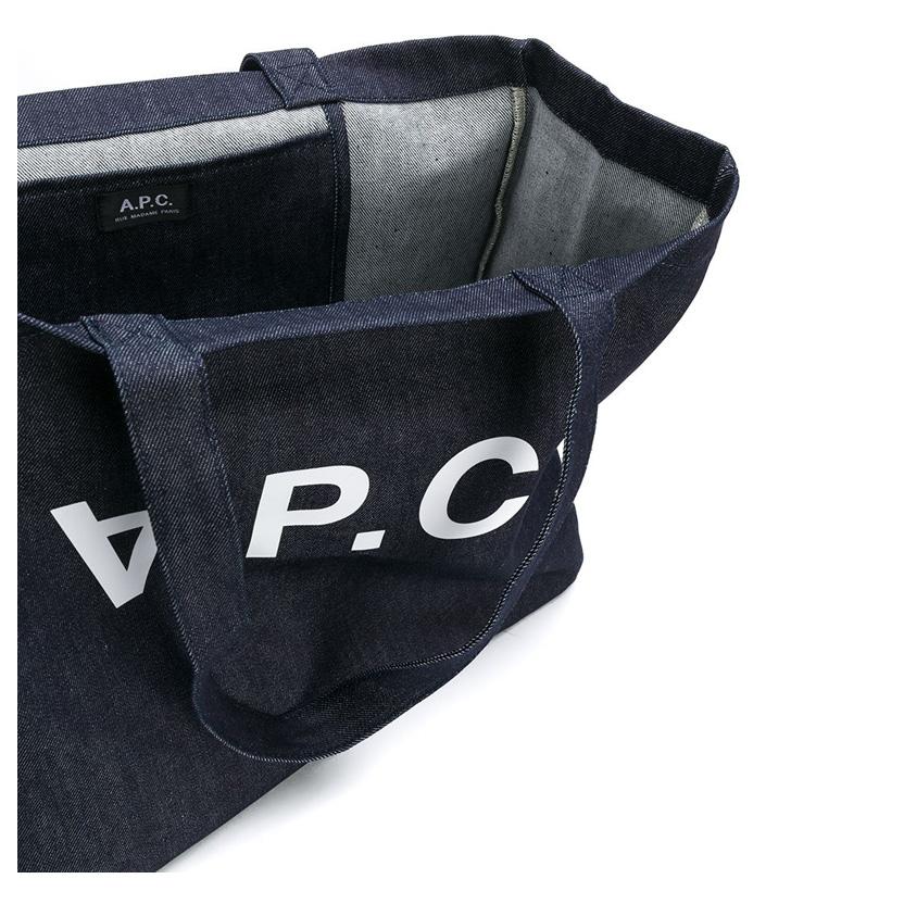 A.P.C. アーペーセー DANIELA TOTE BAG COCSXM61446 トートバッグ インディゴ ロゴ シンプル レディース ギフト｜laxny-yh｜04