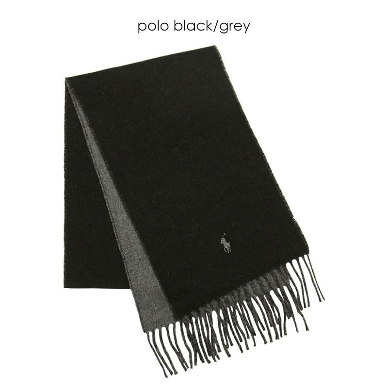 POLO RALPH LAUREN ポロ ラルフローレン classic reversible scarf PC0455 マフラー スカーフ リバーシブル ストール ウール ロゴ ブランド メンズ レディース｜laxny-yh｜07