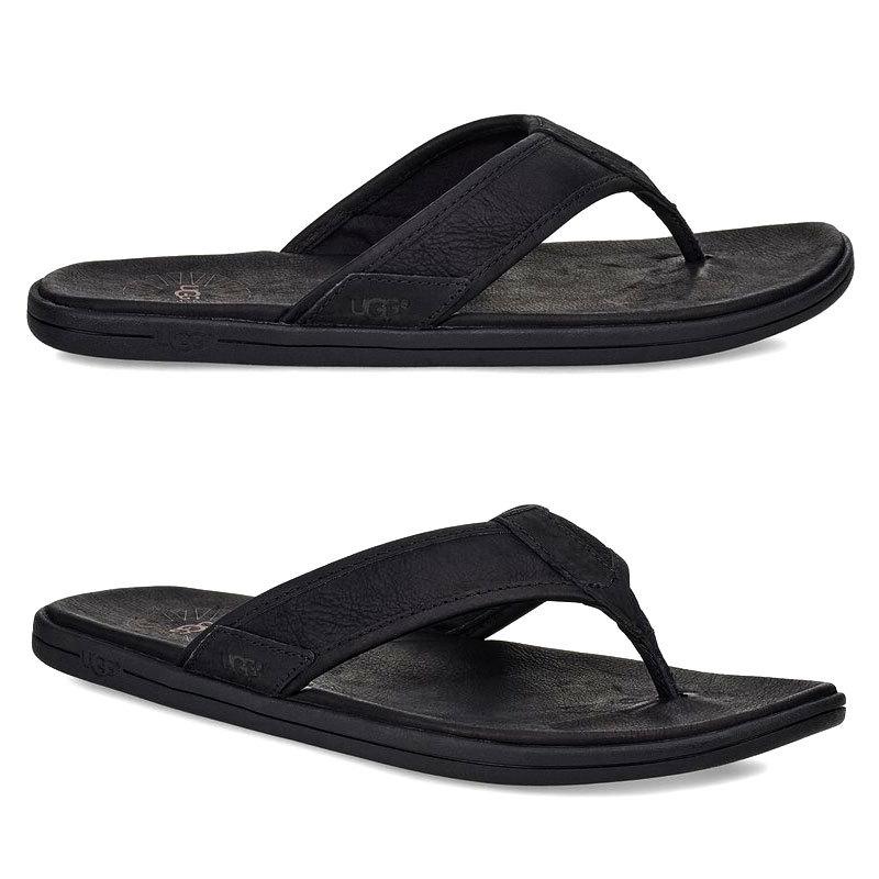 かわいい Ugg サンダル メンズ アグ 靴 サンダル メンズ レザー おしゃれ 大きい ビーチサンダル ブラック 黒 ブラウン 送料無料 ビーチ サンダル Color Black Folliq4 Com