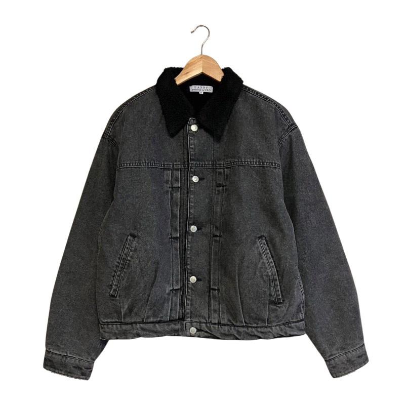 LAXNY】裏ボア デニムジャケット メンズ 冬 アウター 防寒 ジージャン