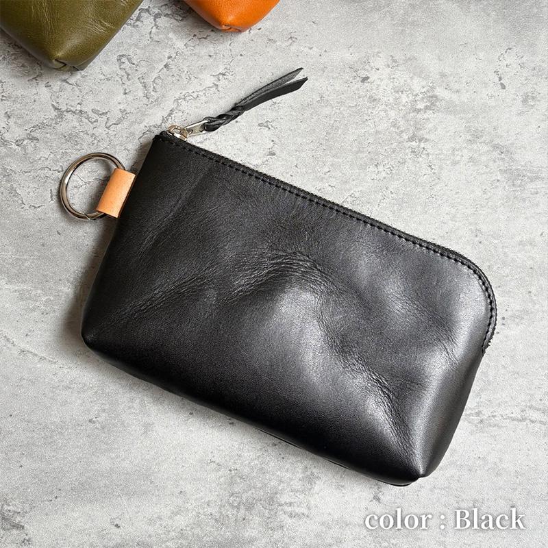 栃木レザー ポーチ 日本製 小物入れ メンズ レディース おしゃれ