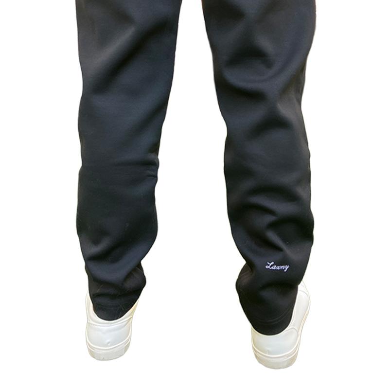 LAXNY】ダンボールニット Laxnyロゴ刺繍ジョガーパンツ メンズ 軽量