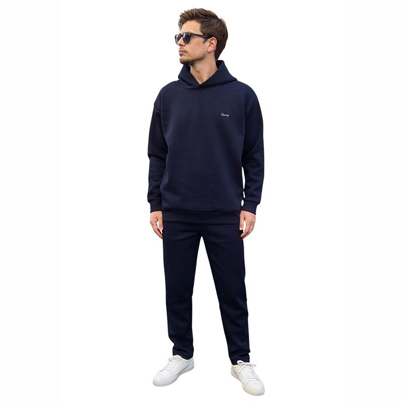 LAXNY】ダンボールニット Laxnyロゴ刺繍ジョガーパンツ メンズ 軽量