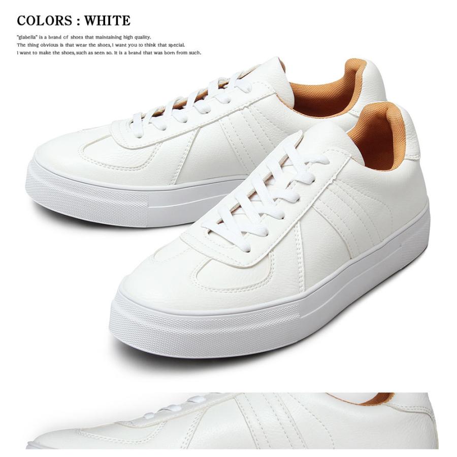 ジャーマントレーナー スニーカー メンズ トレーニングシューズ エコレザー Puレザー ミリタリー ストリート Glabella 税込8 900円以上で送料無料 Glbt 208 Laxny 通販 Yahoo ショッピング