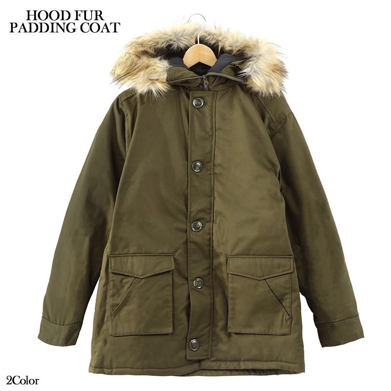 コート フードファーコート ハーフコート 中綿 フードファー エコファー ツイル フード アウター 暖かい 防寒 アウトドア 冬 税込8 900円以上で送料無料 Hoodfurcoat Laxny 通販 Yahoo ショッピング