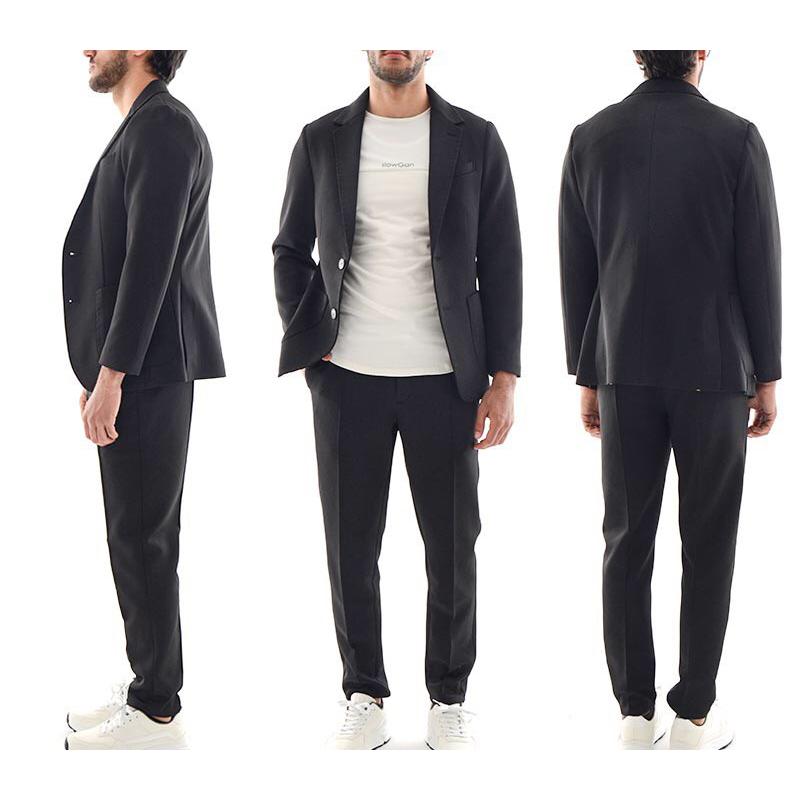 セットアップ メンズ カジュアル スーツ ストレッチ素材 快適 テーラードジャケット おしゃれスーツ 上下セット 春服 送料無料 Mesh Suit Laxny 通販 Yahoo ショッピング