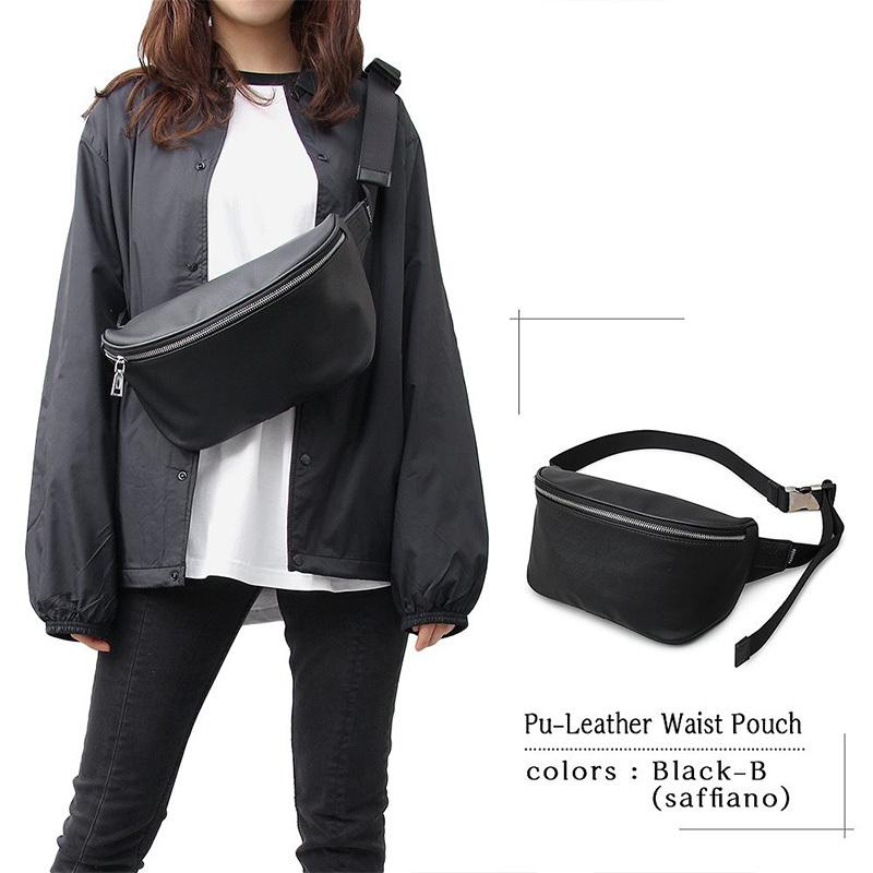 REGiSTA（レジスタ） PUレザーウエストバッグ ヒップバッグ ボディ