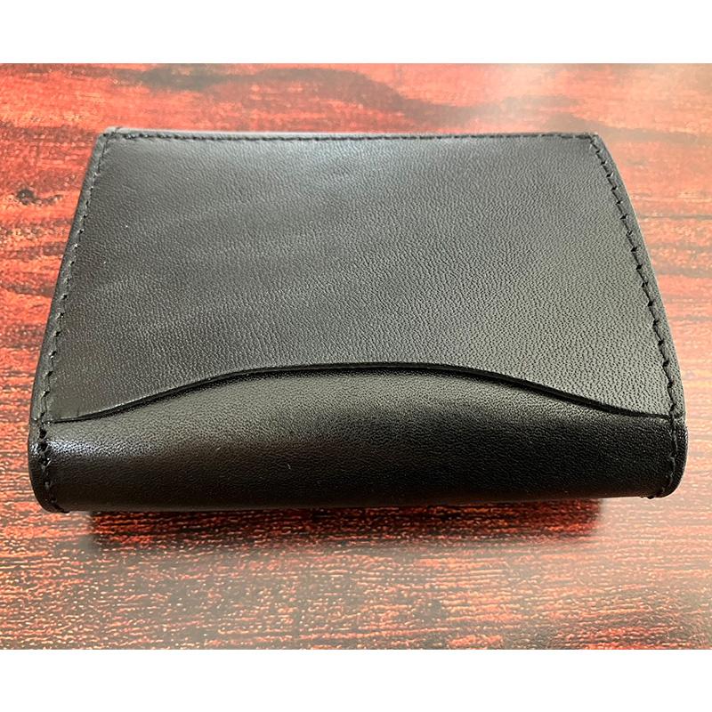 栃木レザー コンパクトウォレット タイプD スタッズカスタム