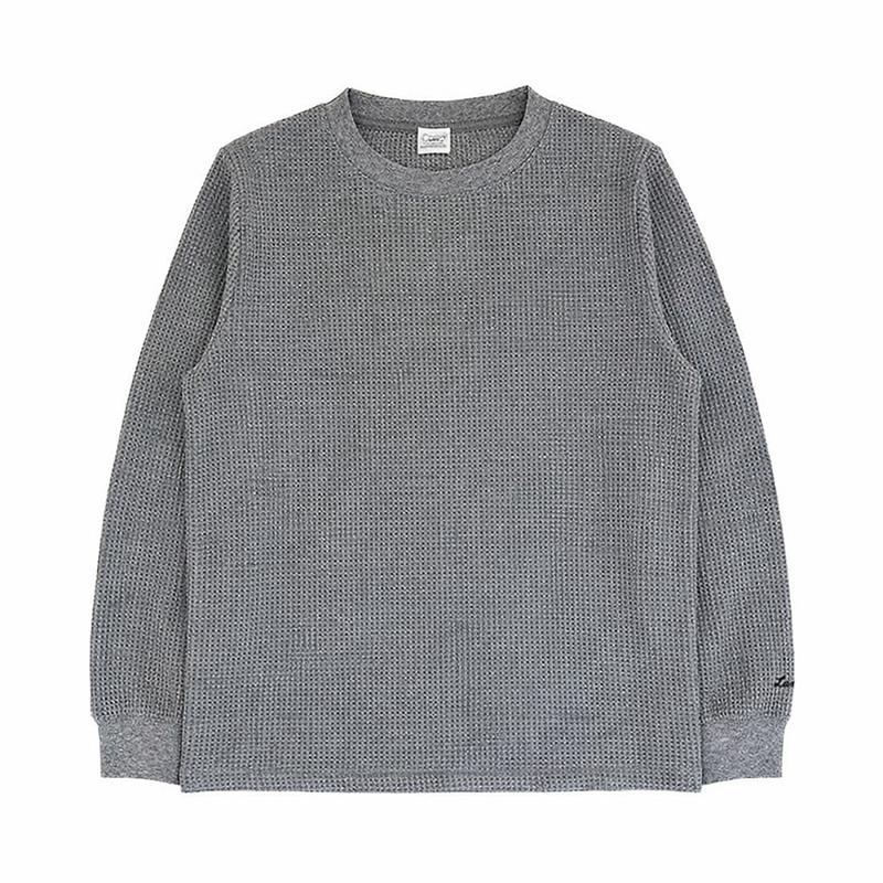 LAXNY】ワッフル ロンT メンズ 長袖Tシャツ サーマル 保温 ワッフル