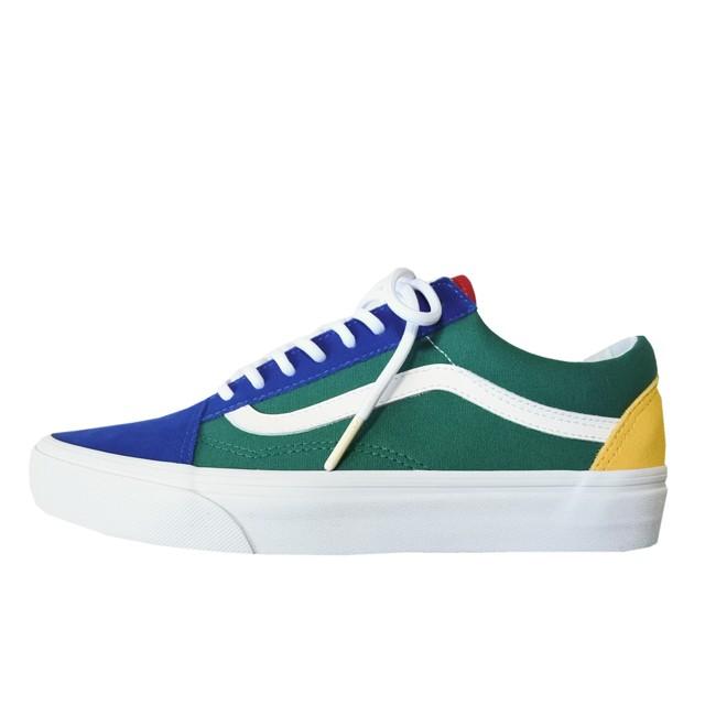 vans blue and green