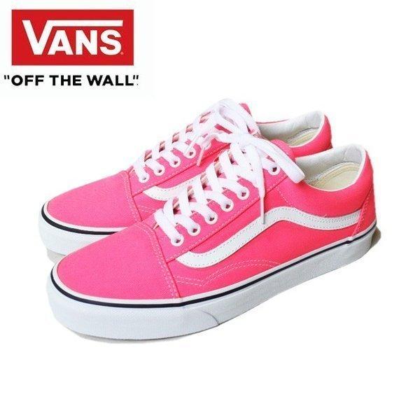 Vans Old Skool Neon Knockout Pink True White バンズ オールドスクール V Lay Z Boy 通販 Yahoo ショッピング