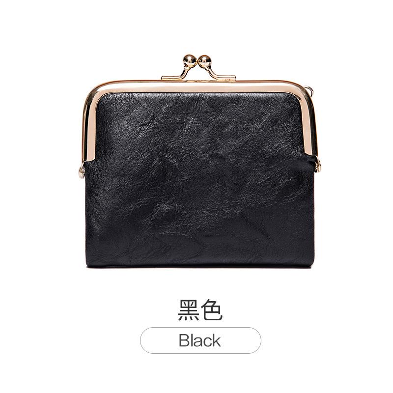B級品》《全8色》がま口財布 本革 ハンドメイド 二つ折り財布 ミニ財布