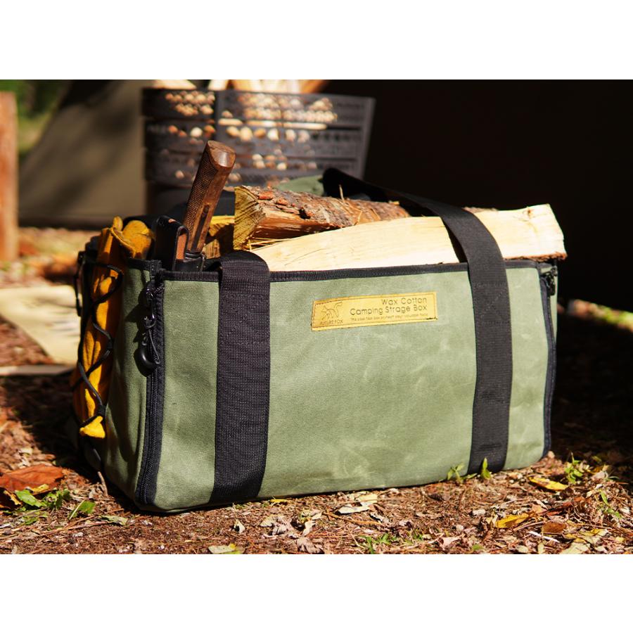 FUTURE FOX 薪バッグ ワックスキャンバス 37L 収納ケース 収納バッグ