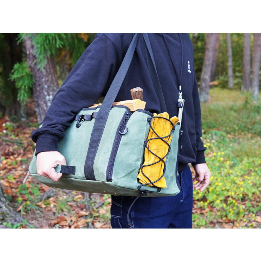 FUTURE FOX 薪バッグ ワックスキャンバス 37L 収納ケース 収納バッグ