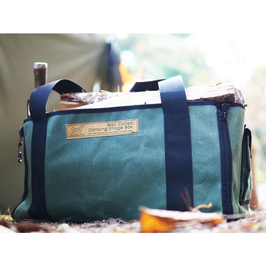 FUTURE FOX 薪バッグ ワックスキャンバス 37L 収納ケース 収納バッグ