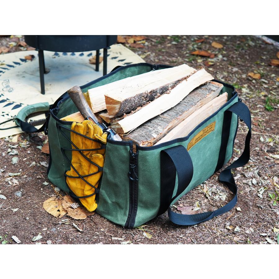 FUTURE FOX 薪バッグ ワックスキャンバス 37L 収納ケース 収納バッグ
