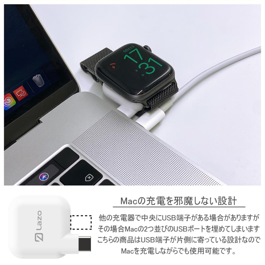Apple Watch 充電器 ワイヤレス充電器 アップルウォッチ 全機種対応 Type C Type A 対応 Macから直接給電可能 Minisuke Future Fox 通販 Yahoo ショッピング