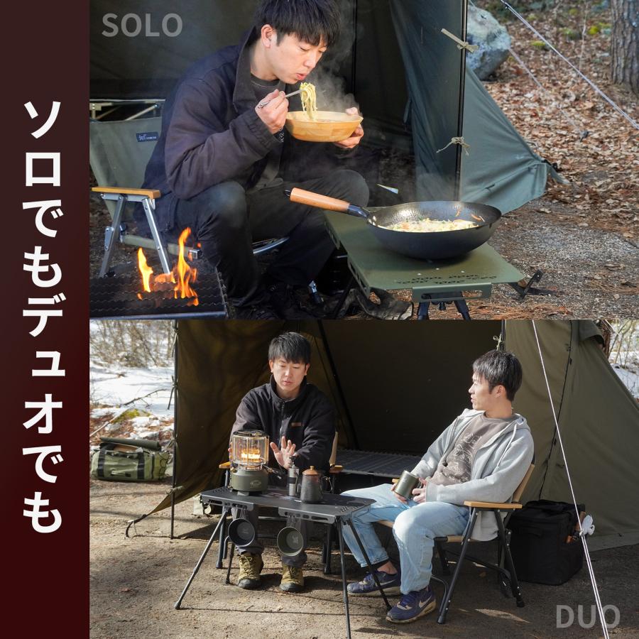 FUTURE FOX 焚き火 サイドテーブル 【熱に強い/高さ調節可】 キャンプ