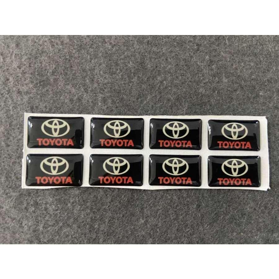 送料無料 01☆トヨタ TOYOTA用☆8枚セット カーステッカー エンブレム