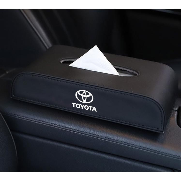 トヨタ 車用ティッシュボックス PUレザー 高級ティッシュケース 磁石