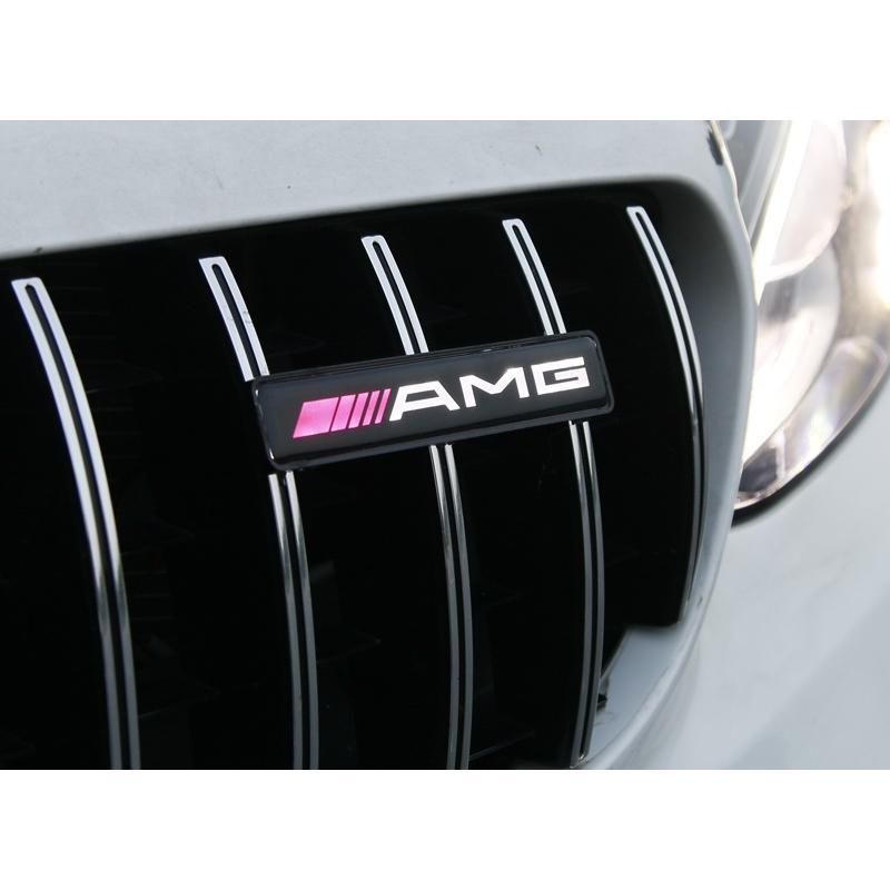 AMG メルセデスベンツ グリルバッジ 車フロントグリル LEDライト 1個