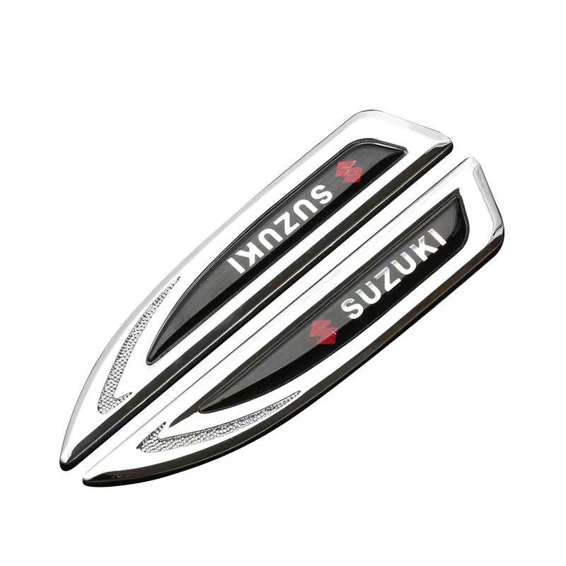 スズキ 車用エンブレム ステッカー デカール 2個セット バッジ 3D 