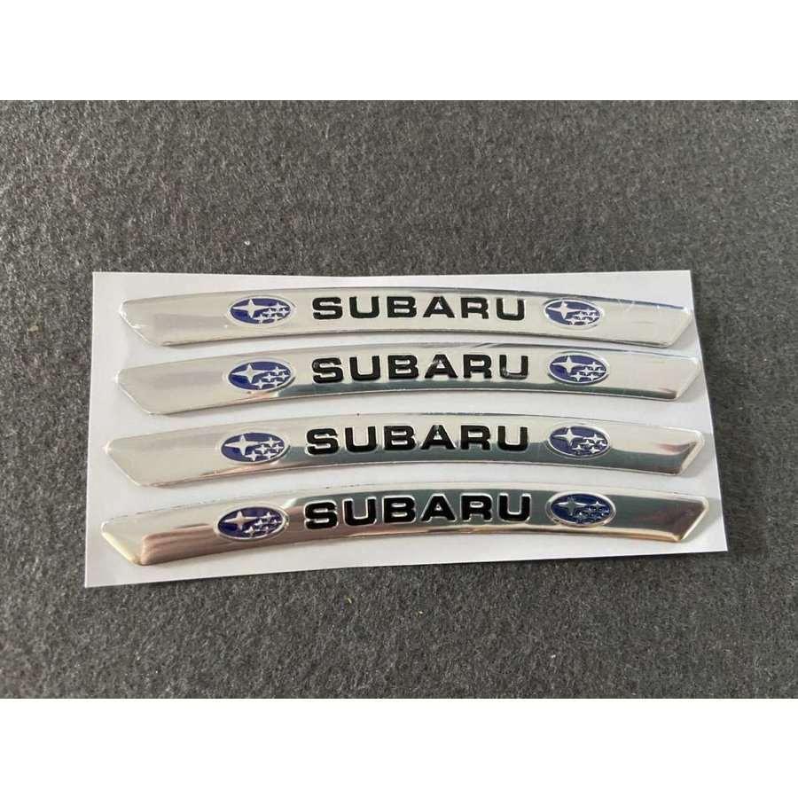 送料無料 40☆スバル SUBARU用☆ホイールリム エンブレム 4枚セット