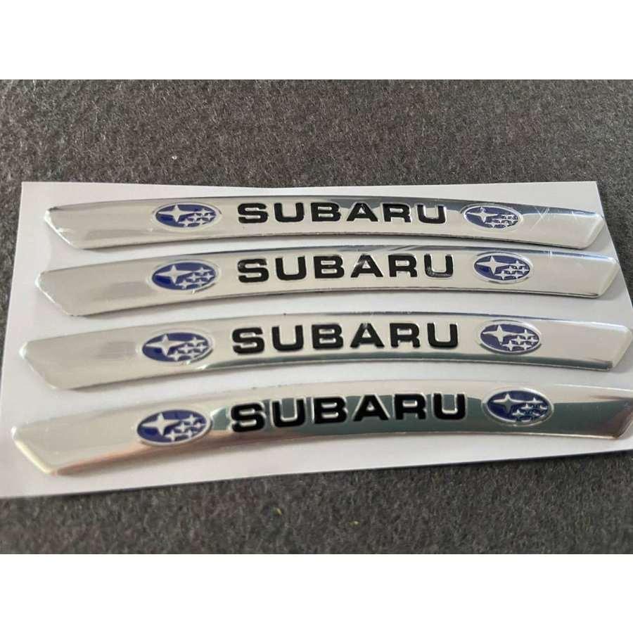 送料無料 40☆スバル SUBARU用☆ホイールリム エンブレム 4枚セット