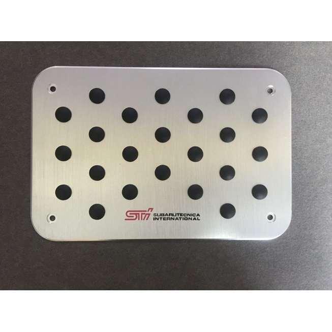 送料無料 スバル STI用☆フットプレート 自動車 アルミ製ペダル ヒール 