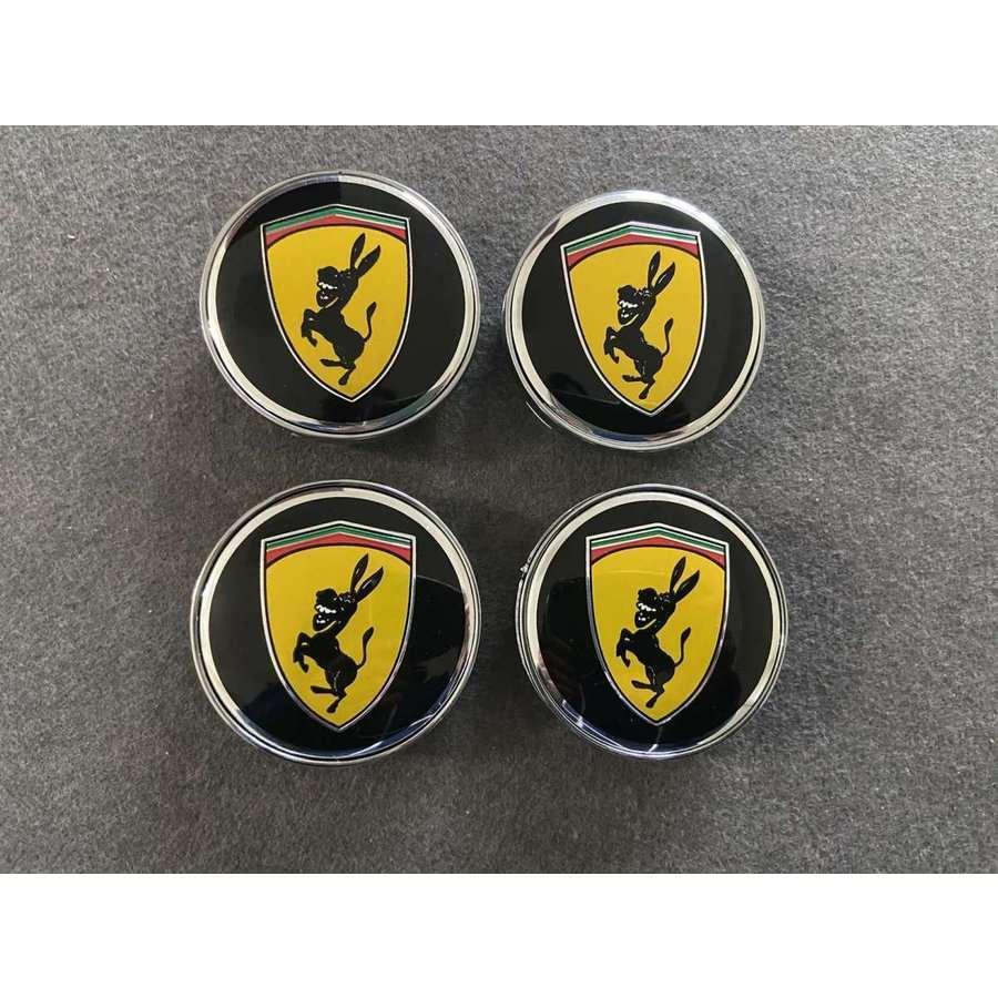 送料無料 t319☆Ferrari フェラーリ用☆4個セット ホイールキャップ 
