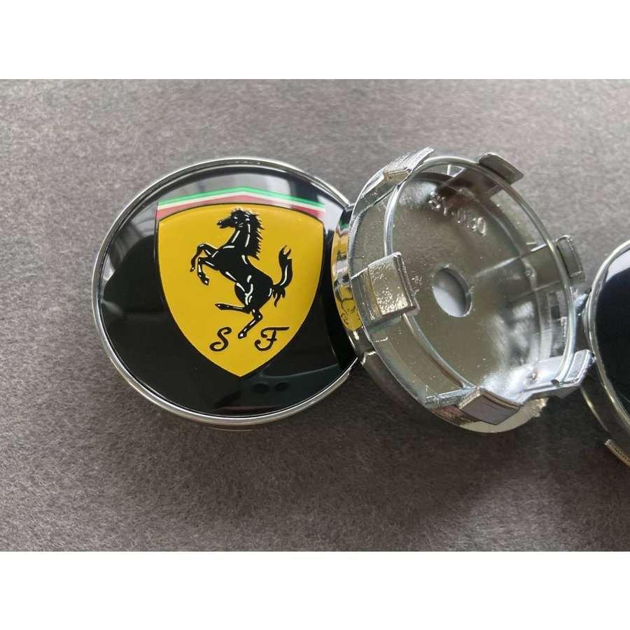 送料無料 T421☆フェラーリ Ferrari用☆4個セット ホイールキャップ 