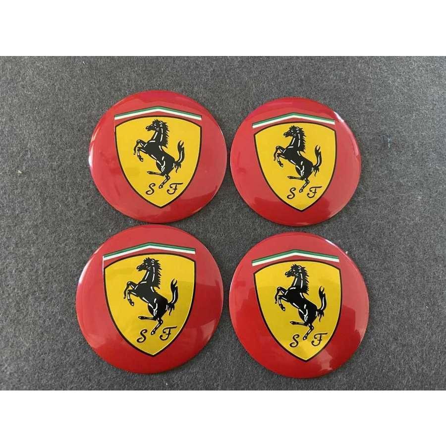 送料無料 420☆フェラーリ Ferrari用☆4個セット ホイール キャップ 