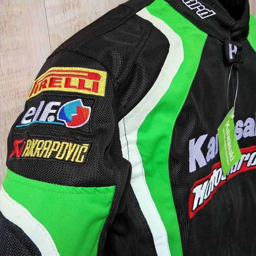 バイクジャケット メンズ 春夏向け メッシュ素材 オートバイ