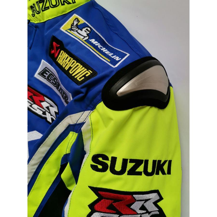 スズキ バイクジャケット メンズ オートバイウエア レーシング服