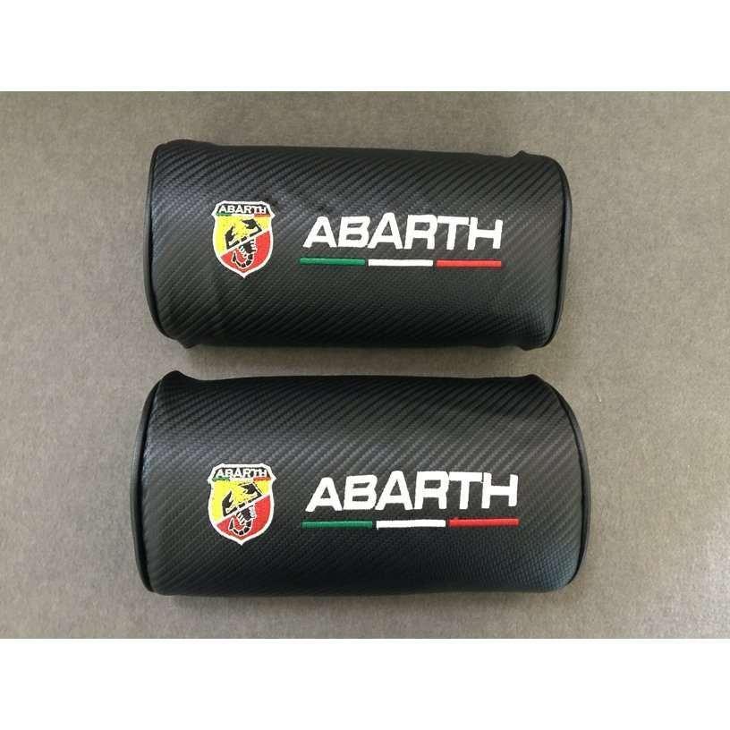送料無料 ABARTH アバルト用☆2個セット 車載 車内 クッション ネック