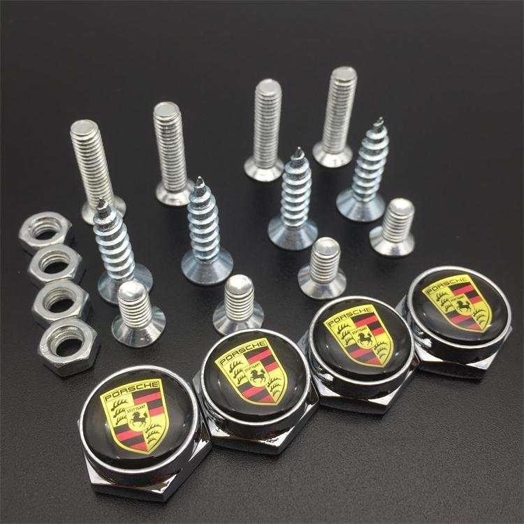 送料無料 41☆PORSCHE ポルシェ用☆4個セット ナンバープレートのネジ