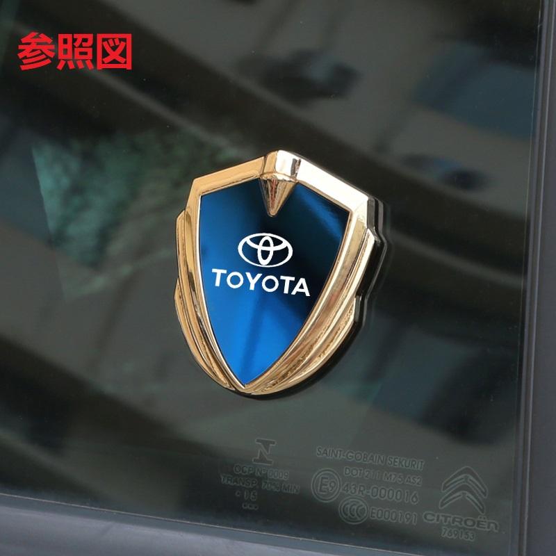 トヨタ（TOYOTA） ◇トヨタ TOYOTA◇ゴールド/ブラック◇ステッカー 車